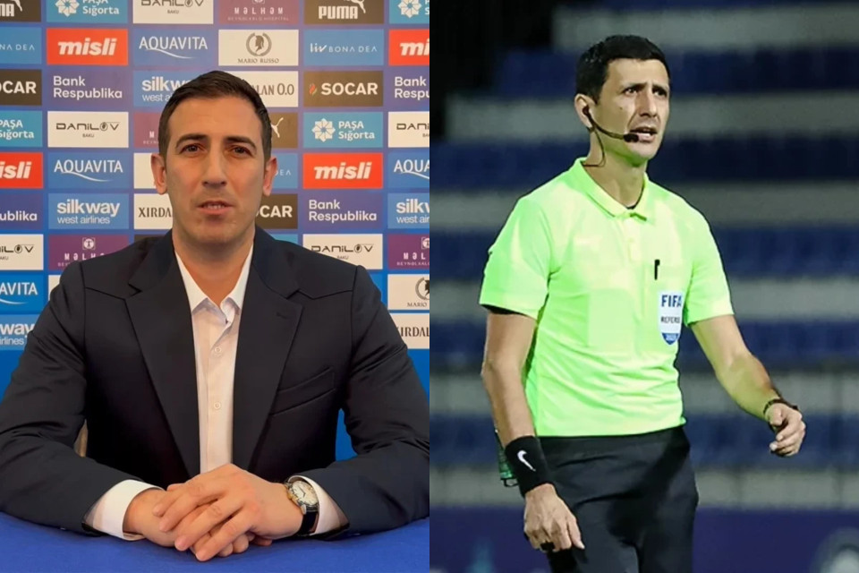 Rəhim Həsənov Əliyar Ağayevin “Turan Tovuz” - “Zirə” oyunundakı qərarını yanlış hesab edib - VİDEO