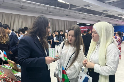 Azərbaycan İdman Akademiyası Almatıda beynəlxalq sərgidə - FOTO