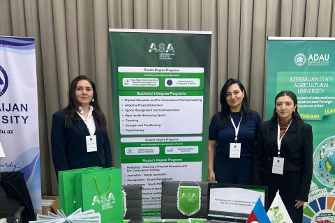 Azərbaycan İdman Akademiyası Almatıda beynəlxalq sərgidə - FOTO