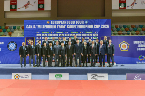 Gəncədə keçirilən Avropa Kubokunda gənc hakimlər debüt ediblər - FOTO