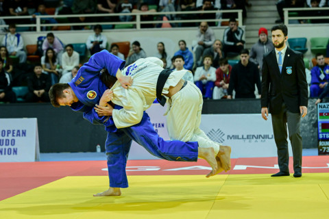 Gəncədə keçirilən Avropa Kubokunda gənc hakimlər debüt ediblər - FOTO