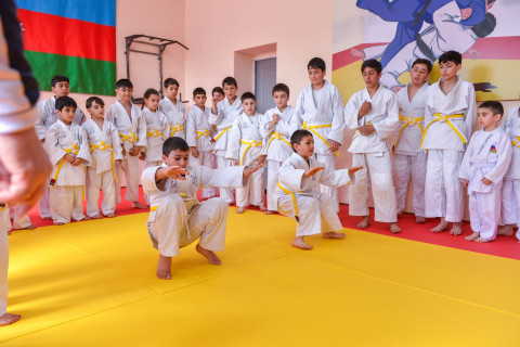 Daşkəsəndə müasir cüdo zalı istifadəyə verilib - FOTO