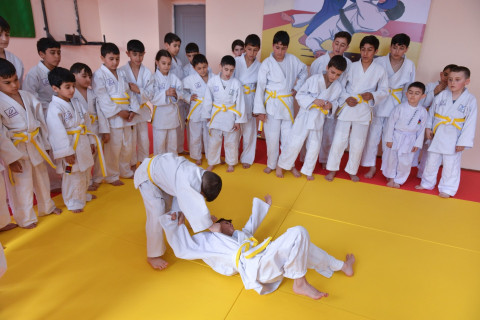 Daşkəsəndə müasir cüdo zalı istifadəyə verilib - FOTO