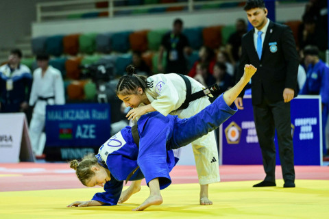 Gəncədə keçirilən Avropa Kubokunda gənc hakimlər debüt ediblər - FOTO