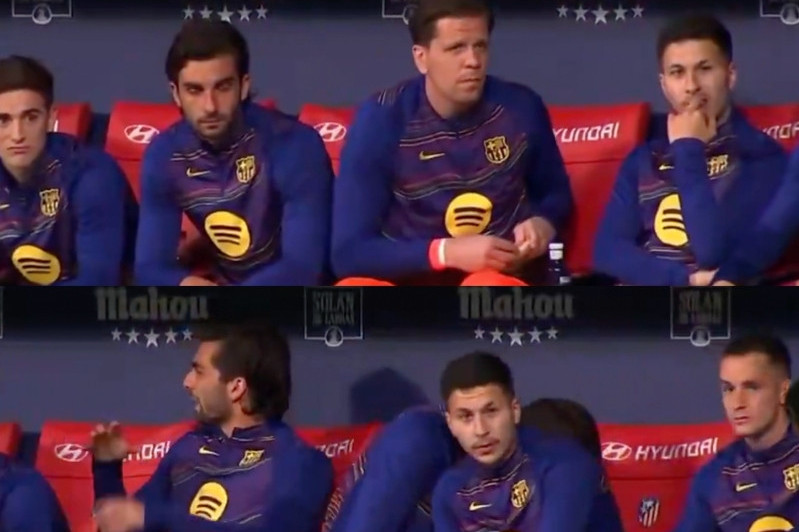 “Barselona” skamyasında qalmaqallı görüntü - VİDEO