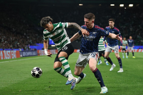 "Арсенал" на выезде минимально обыграл "Спортинг" - ВИДЕО