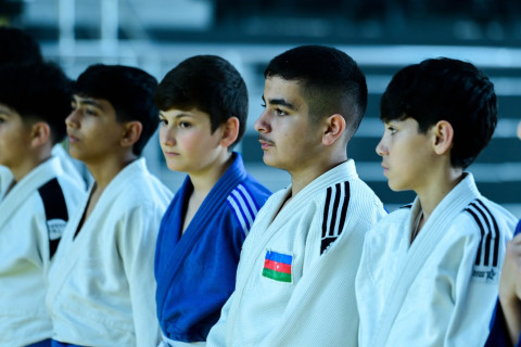 Yevlax Olimpiya İdman Kompleksində cüdo zalı istifadəyə verilib - FOTO