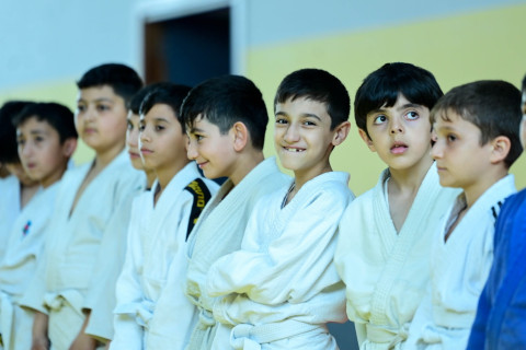 Yevlax Olimpiya İdman Kompleksində cüdo zalı istifadəyə verilib - FOTO