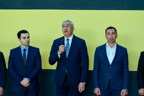 Yevlax Olimpiya İdman Kompleksində cüdo zalı istifadəyə verilib - FOTO