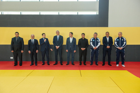 Yevlax Olimpiya İdman Kompleksində cüdo zalı istifadəyə verilib - FOTO