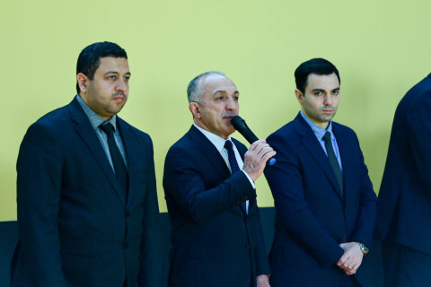 Yevlax Olimpiya İdman Kompleksində cüdo zalı istifadəyə verilib - FOTO