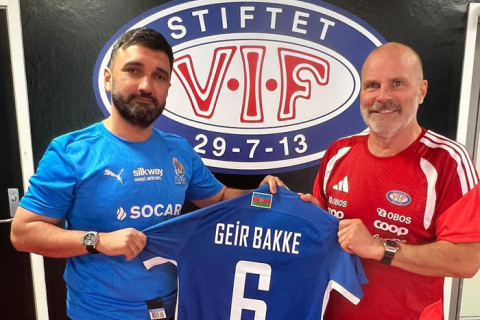 Milli komandanın məşqçisi Norveçdə təcrübə proqramında iştirak edir