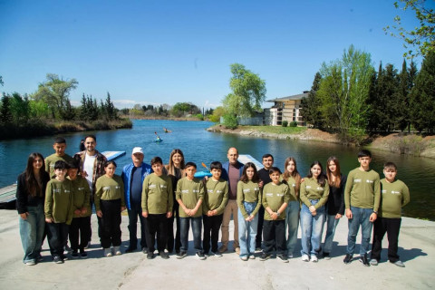 Şəhid övladları üçün Mingəçevirdə idman düşərgəsi təşkil olunub - FOTO