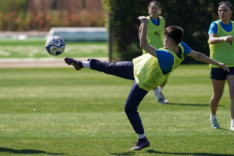 Futbol üzrə qadın millimiz İspaniyada hazırlıqlara başladı - FOTO