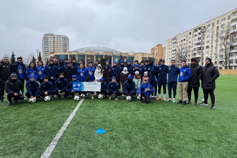 “Qarabağ”ın U-19 komandası uşaqlarla görüş keçirib - FOTO