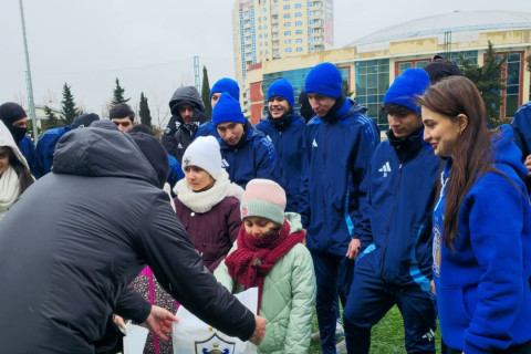 “Qarabağ”ın U-19 komandası uşaqlarla görüş keçirib - FOTO