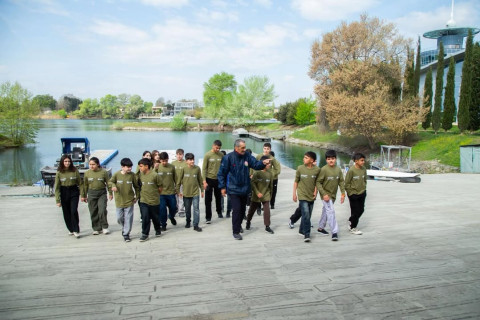 В Мингячевире прошел спортивный лагерь для детей шехидов