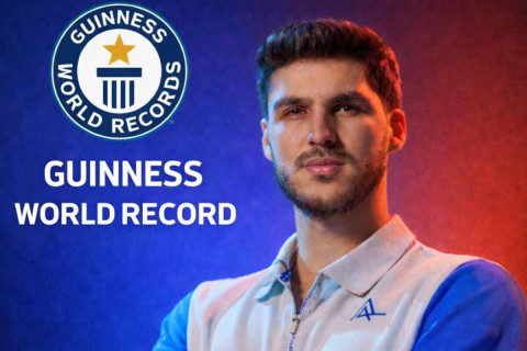 Азербайджанский теннисист вошел в Книгу рекордов Гиннесса