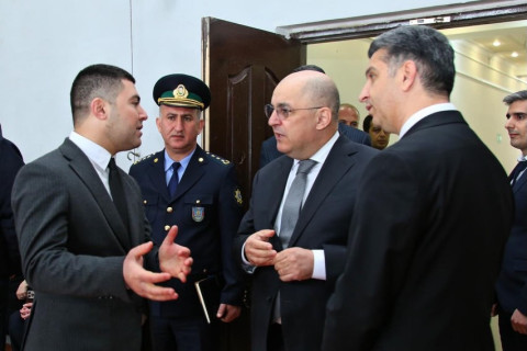 Şahin Bağırov Göygöldə yeniyetmə voleybolçularla görüşüb - FOTO