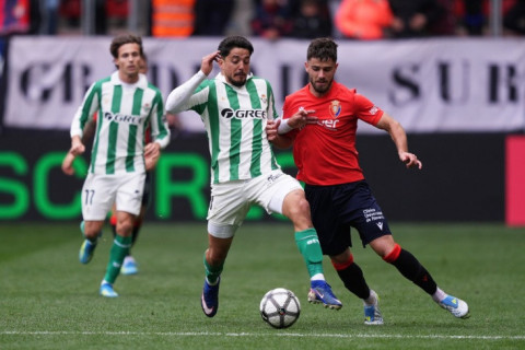 "Бетис" и "Осасуна" сыграли вничью в матче Ла лиги