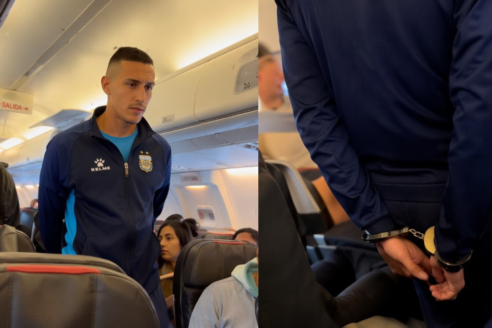 Argentinalı futbolçunun “bomba zarafatı” baha başa gəldi - VİDEO