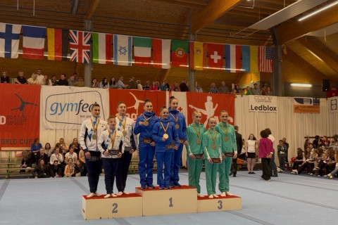 Азербайджанские гимнастки завоевали "золото" на Кубке мира