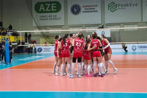 "Туран" вышел в финал Высшей лиги Азербайджана по волейболу
