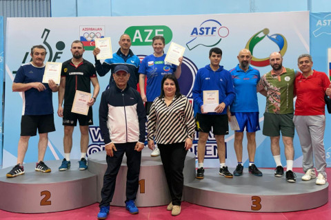 Определены победители Baku Open по настольному теннису