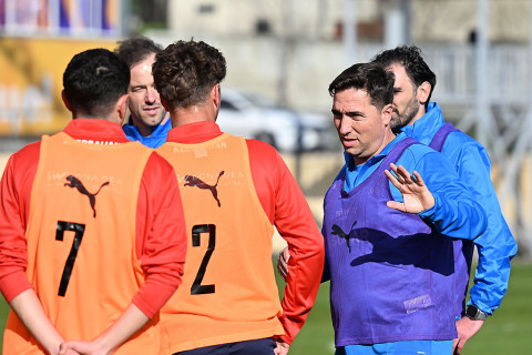 U-20-nin Qəbələdə təlim-məşq toplanışı davam edir