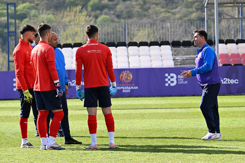 U-20-nin Qəbələdə təlim-məşq toplanışı davam edir