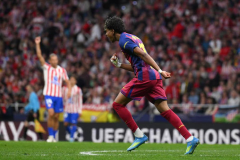 Çempionlar Liqası: Yamal “Barselona”nı irəli çıxarıb - CANLI