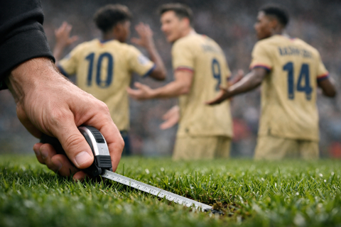 "Барселона" потребовала у УЕФА замерить каждую травинку на "Метрополитано" — ВИДЕО