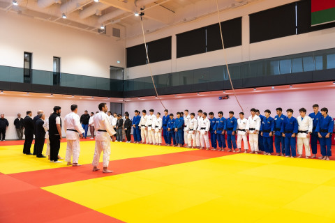 Avropa çempionatına qatılacaq cüdoçularımızla görüş keçirilib - FOTO