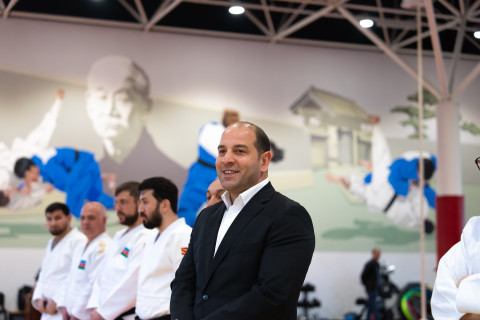 Avropa çempionatına qatılacaq cüdoçularımızla görüş keçirilib - FOTO