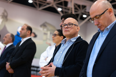 Avropa çempionatına qatılacaq cüdoçularımızla görüş keçirilib - FOTO