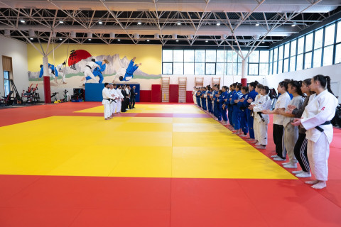 Avropa çempionatına qatılacaq cüdoçularımızla görüş keçirilib - FOTO