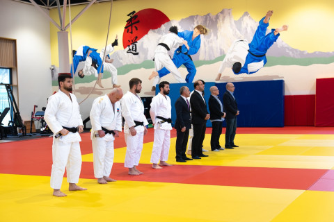 Avropa çempionatına qatılacaq cüdoçularımızla görüş keçirilib - FOTO