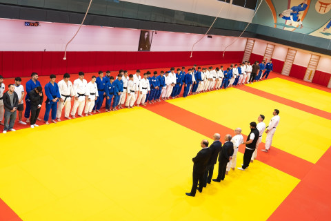 Avropa çempionatına qatılacaq cüdoçularımızla görüş keçirilib - FOTO