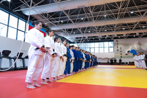 Avropa çempionatına qatılacaq cüdoçularımızla görüş keçirilib - FOTO