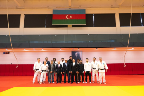 Avropa çempionatına qatılacaq cüdoçularımızla görüş keçirilib - FOTO