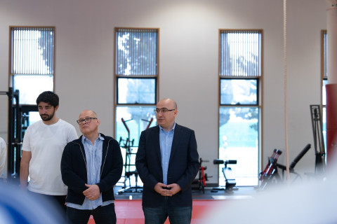 Avropa çempionatına qatılacaq cüdoçularımızla görüş keçirilib - FOTO