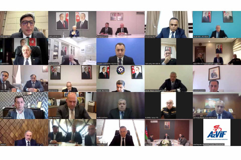 “Bakı-Xankəndi” Azərbaycan velosiped yarışının təşkilinə həsr olunmuş iclas keçirilib - FOTO