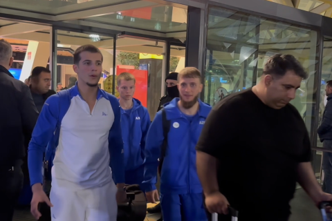 Portuqaliyada tarix yazan gimnastlar Vətənə qayıdıblar - FOTO/VİDEO