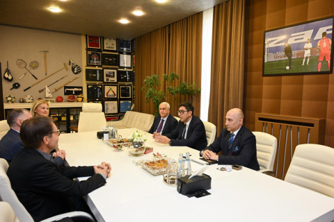 Fərid Qayıbov Avropa Atletika Assosiasiyasının prezidenti ilə birgə layihələri müzakirə edib - FOTO