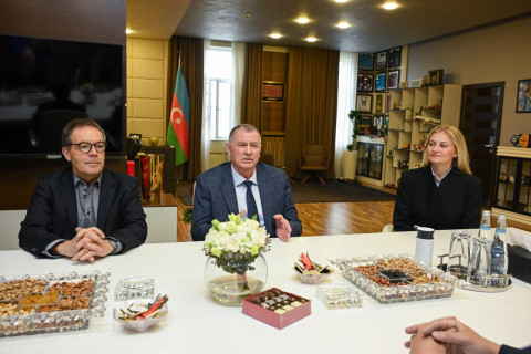 Fərid Qayıbov Avropa Atletika Assosiasiyasının prezidenti ilə birgə layihələri müzakirə edib - FOTO