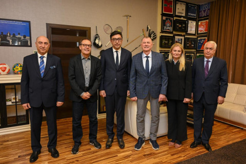 Fərid Qayıbov Avropa Atletika Assosiasiyasının prezidenti ilə birgə layihələri müzakirə edib - FOTO