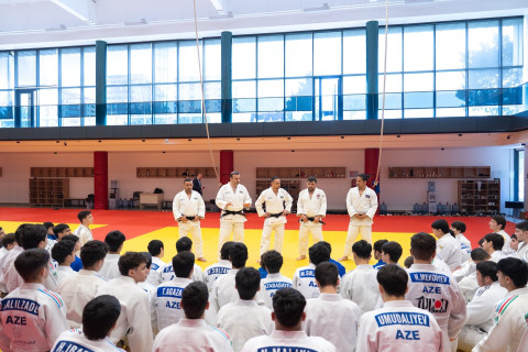 “Gələcəyin ümidləri” olan cüdoçularla görüş keçirilib - FOTO
