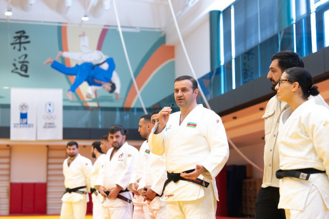 “Gələcəyin ümidləri” olan cüdoçularla görüş keçirilib - FOTO