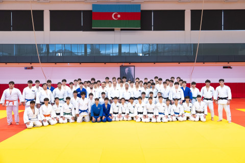 “Gələcəyin ümidləri” olan cüdoçularla görüş keçirilib - FOTO