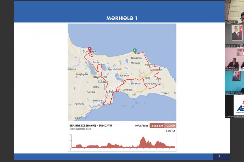 “Bakı-Xankəndi” Azərbaycan velosiped yarışının təşkilinə həsr olunmuş iclas keçirilib - FOTO